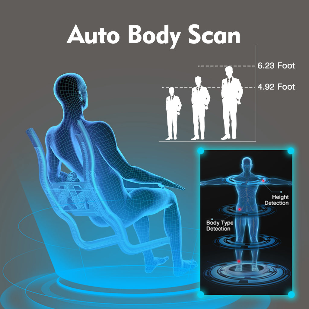 Black 4D Massage Chair Q4568