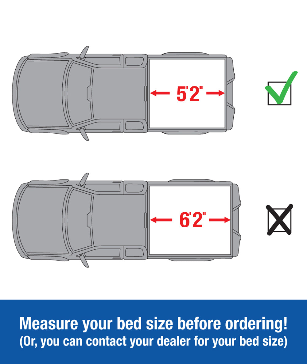Alloy Hardtop Truck Bed Tonneau Cover for 2015-2022 Chevy Colorado GMC Canyon 5'2" Bed S2331