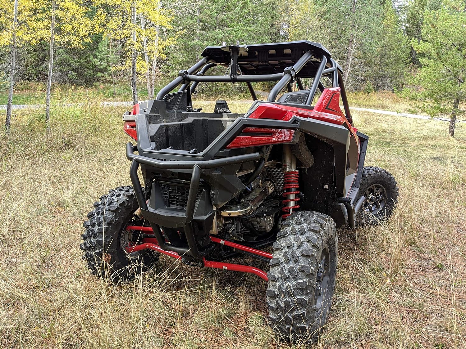 Black Heavy Duty Rear Bumper Z6971