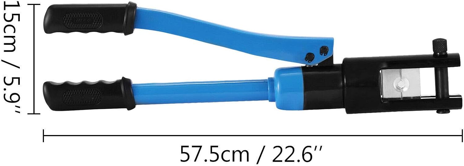 16 Ton Hydraulic Wire Crimper with 11 Dies I869055
