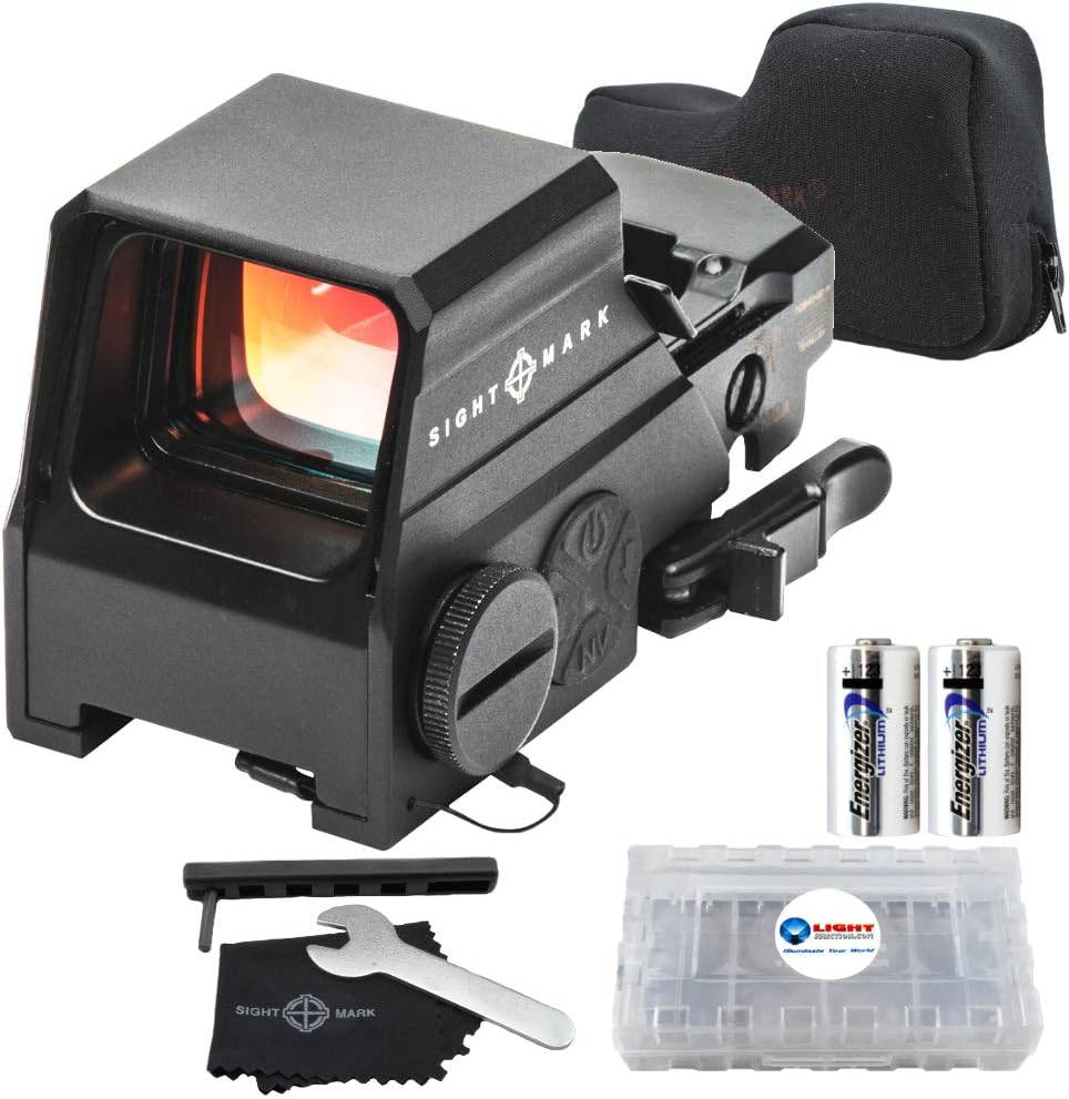 Reflex Sight with 65 MOA Circle-Dot and 2 Extra CR123 Batteries R234