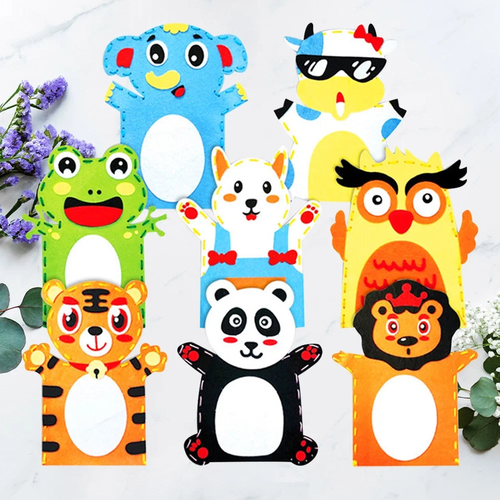 8PCS Creative DIY Handmade Doll Making Kit Fabric Weaving Educational Toys N36186