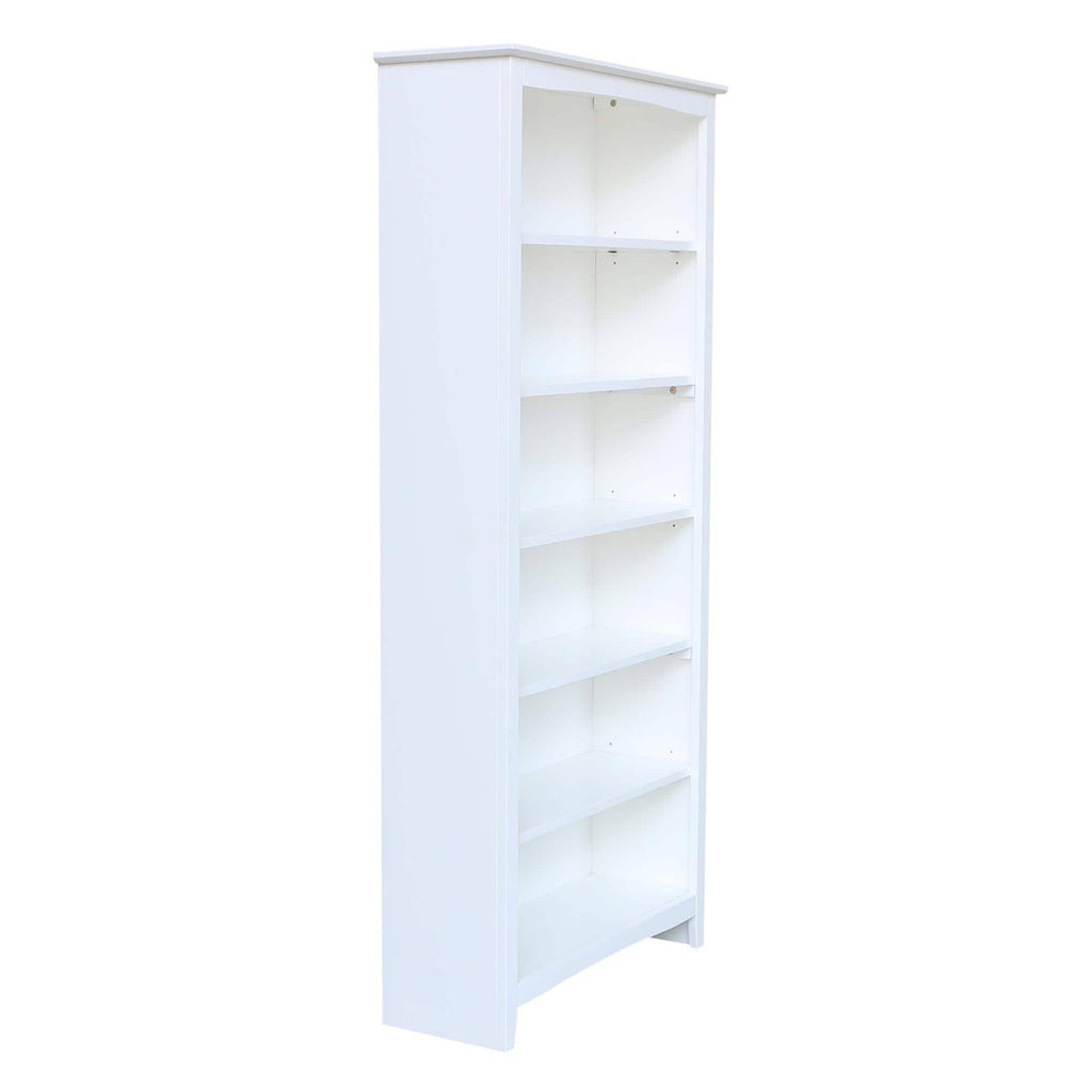White Shaker Bookcase Y105