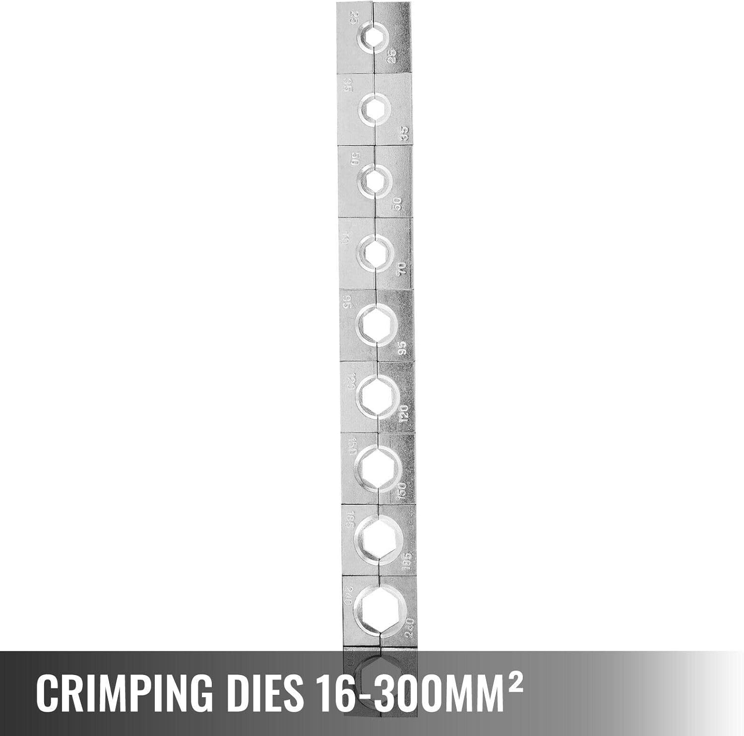 16 Ton Hydraulic Wire Crimper with 11 Dies I869055