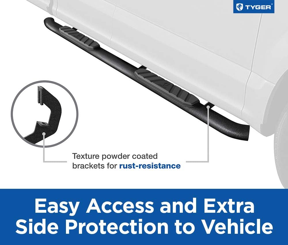 Textured Black Side Step Running Boards S76342