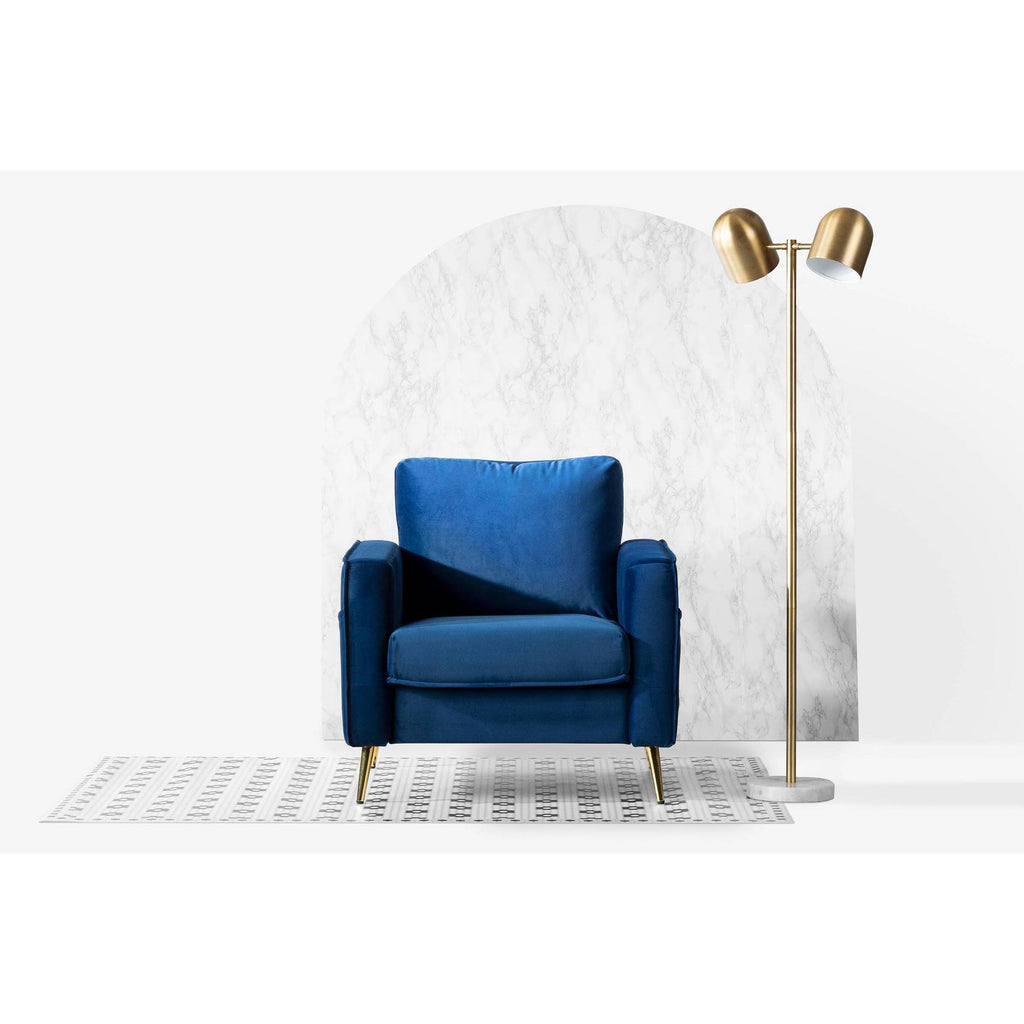 Dark Blue 1-Seat Sofa G1943