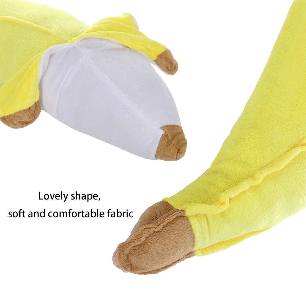 Yellow Banana Plush Stuffed Toy Pillow Cushion H7283