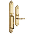 Non-Lacquered Brass Dummy Handleset Trim Set F4826