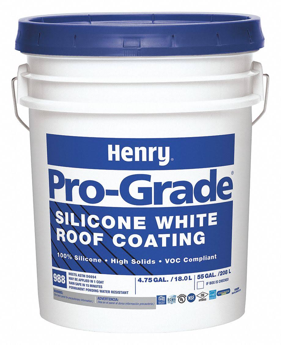 White Protective Roof Coating, 5 gal. B17090