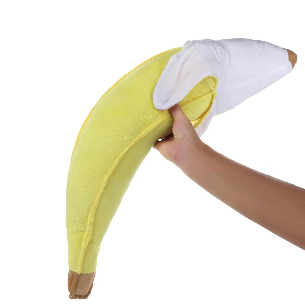 Yellow Banana Plush Stuffed Toy Pillow Cushion H7283
