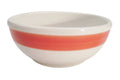 Red Stoneware Nappie, 15-Ounce, Box of 36 K6368