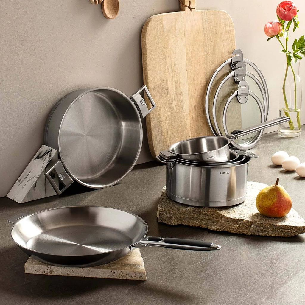 Stainless Steel 5.5 Quart Stewpan with Glass Lid G840552