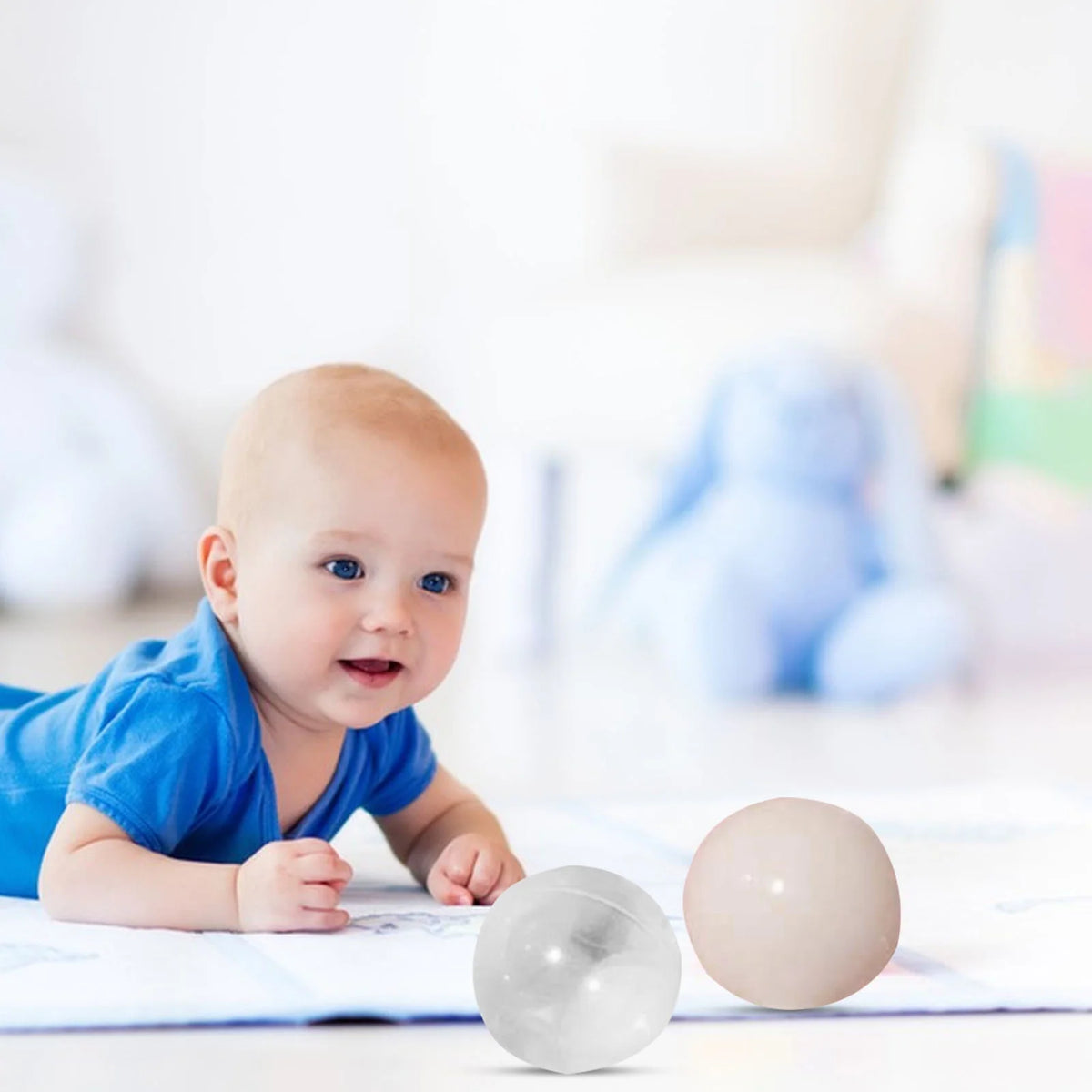 100 Crush Proof Plastic Ball Pit Balls G414
