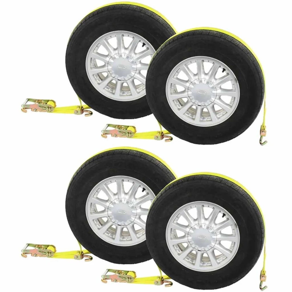 4 Pack Wheel Strap with Ratchet U541088