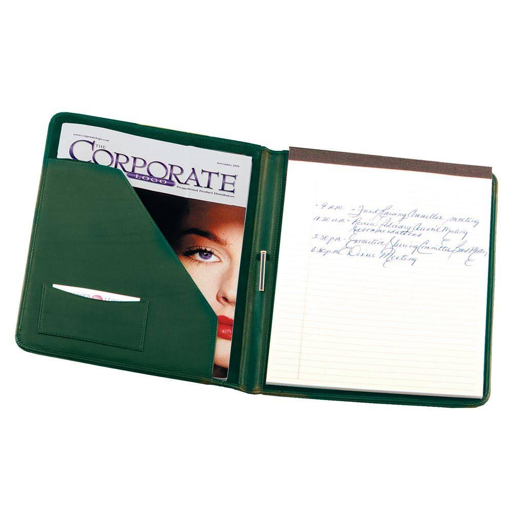Green Writing Padfolio T1576