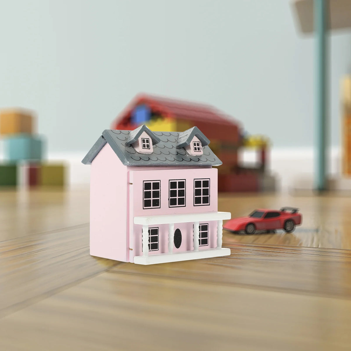 Miniature Wooden Doll House Villa Z291