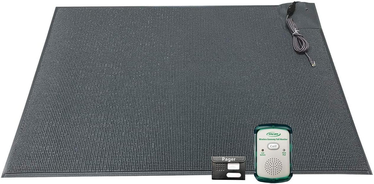 Quiet Fall Alert with Floor Mat and Caregiver Pager A2347
