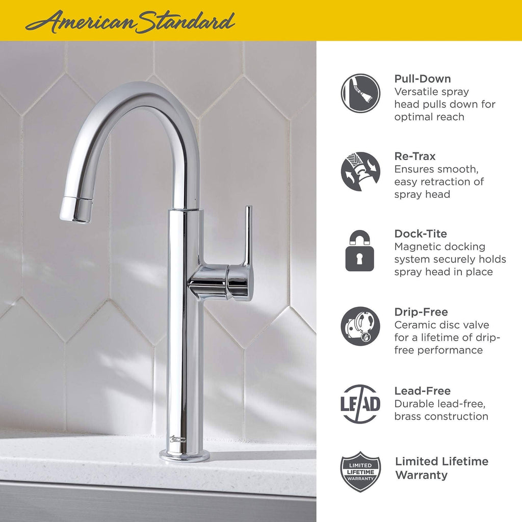 Stainless Steel Pull-Down Bar Faucet S401311