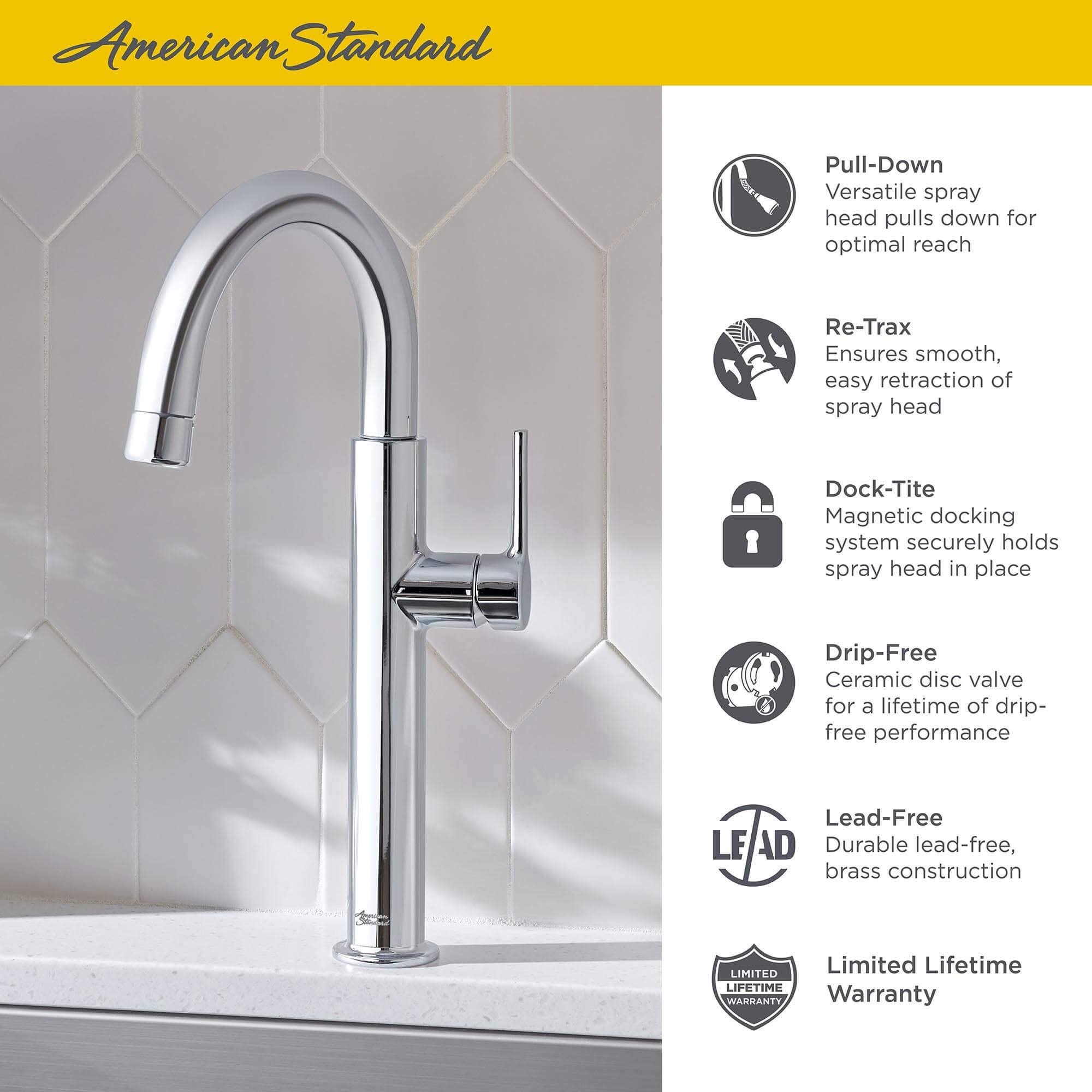 Stainless Steel Pull-Down Bar Faucet S401311