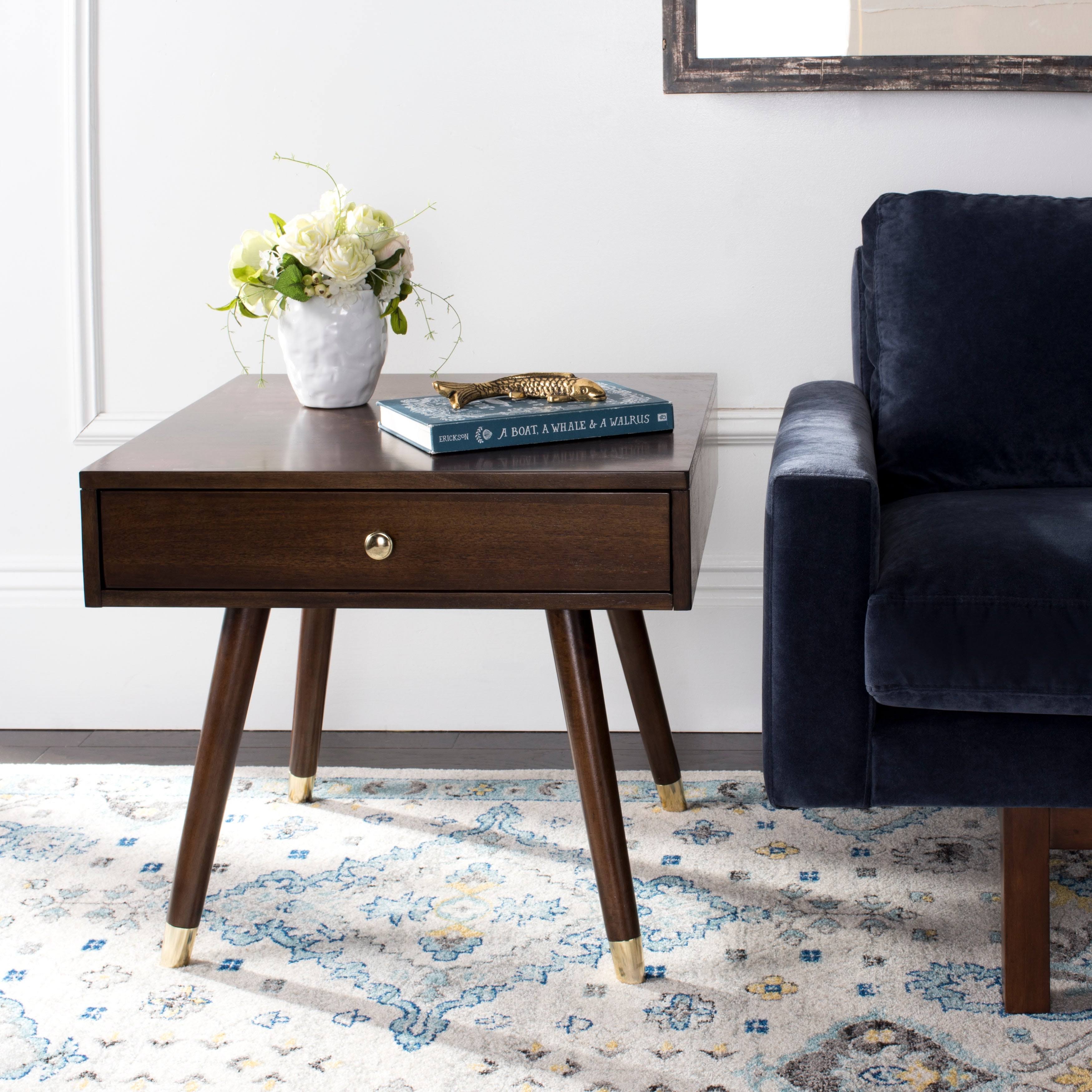 Brown Cap End Table Z40477
