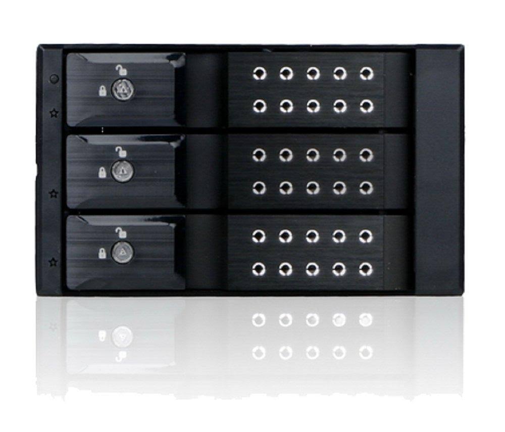 2x5.25 to 3x3.5 SAS Cage Black J199093