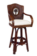 Swivel Rattan Barstool R428