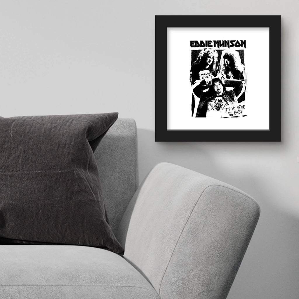 Black Framed Wall Art, 12" x 12" H404255