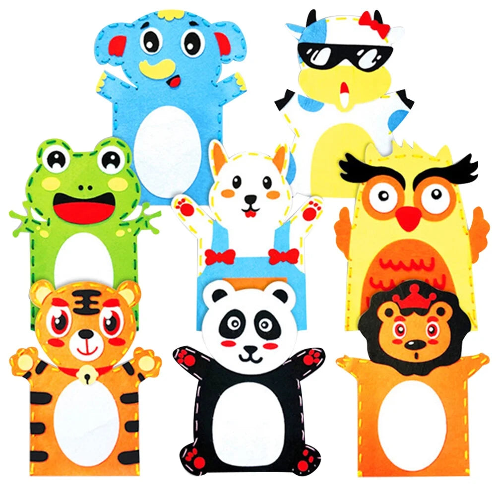 8PCS Creative DIY Handmade Doll Making Kit Fabric Weaving Educational Toys N36186