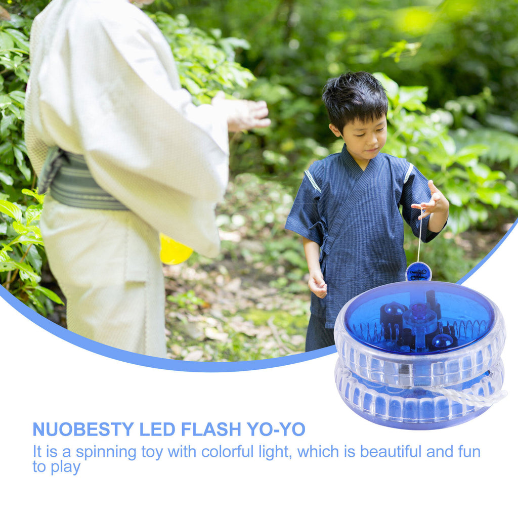 Blue LED Luminous Yoyo with String A7254