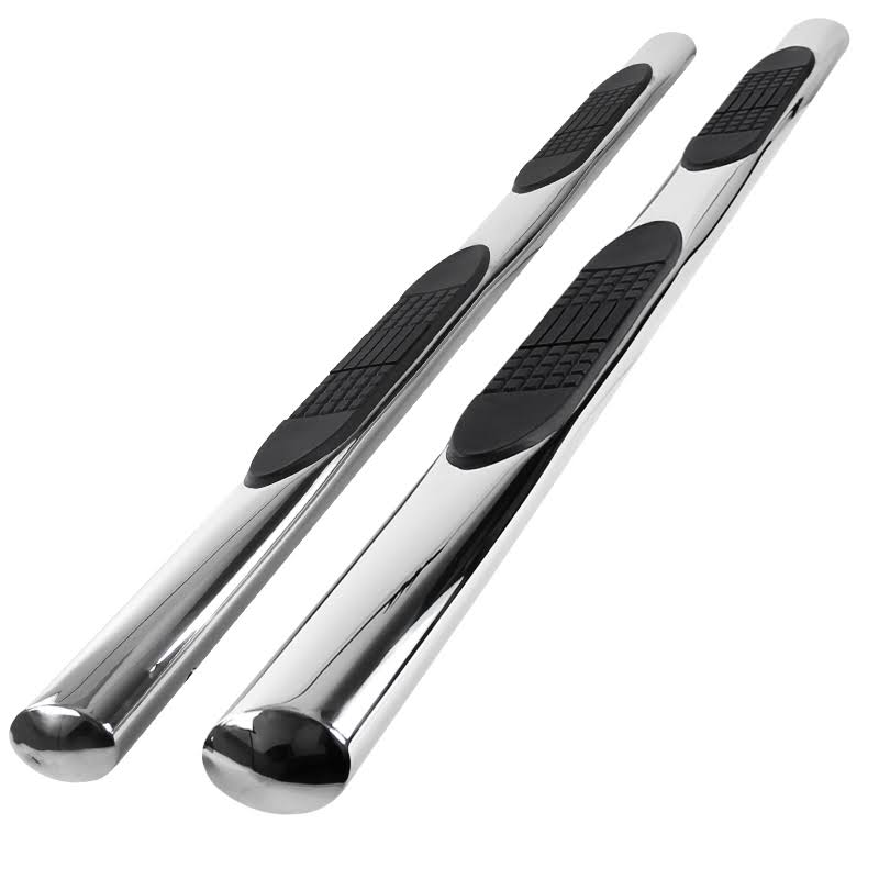 Oval Chrome Side Step Bars Running Board R508