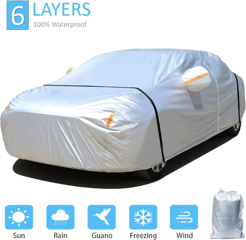 6-Layers Waterproof Car Covers E501