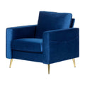 Dark Blue 1-Seat Sofa G1943