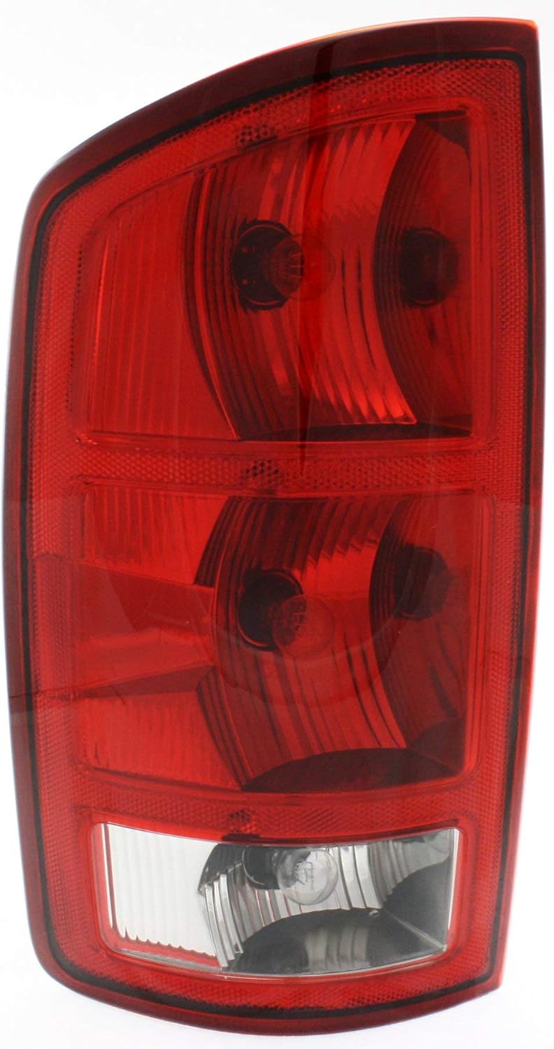 Tail Light Assembly Set of 2 Halogen Clear & Red Lens Y97506