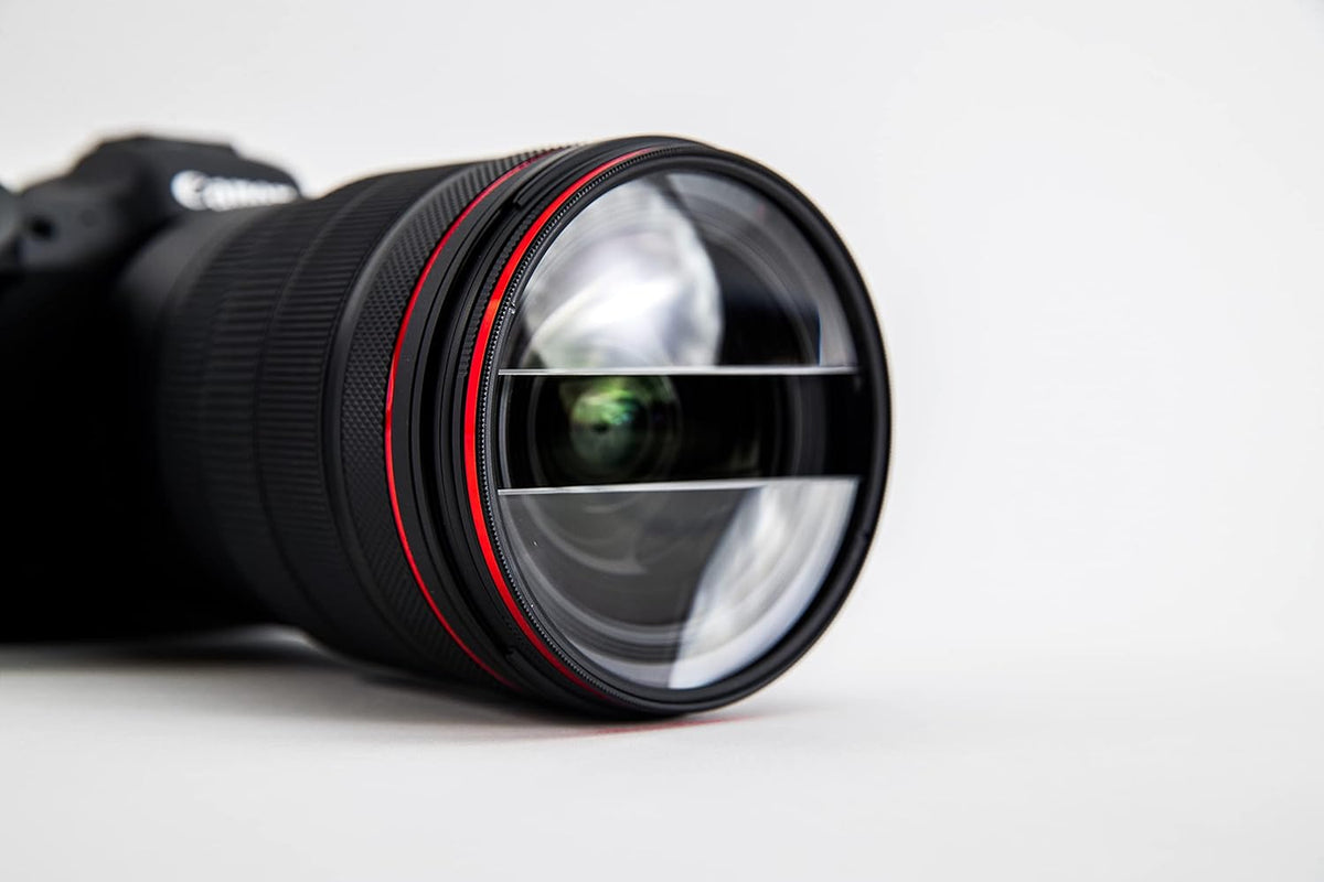 Double Glass Split Diopter Lens Filter for DSLR Cameras (82mm) Pack of 2 C5869