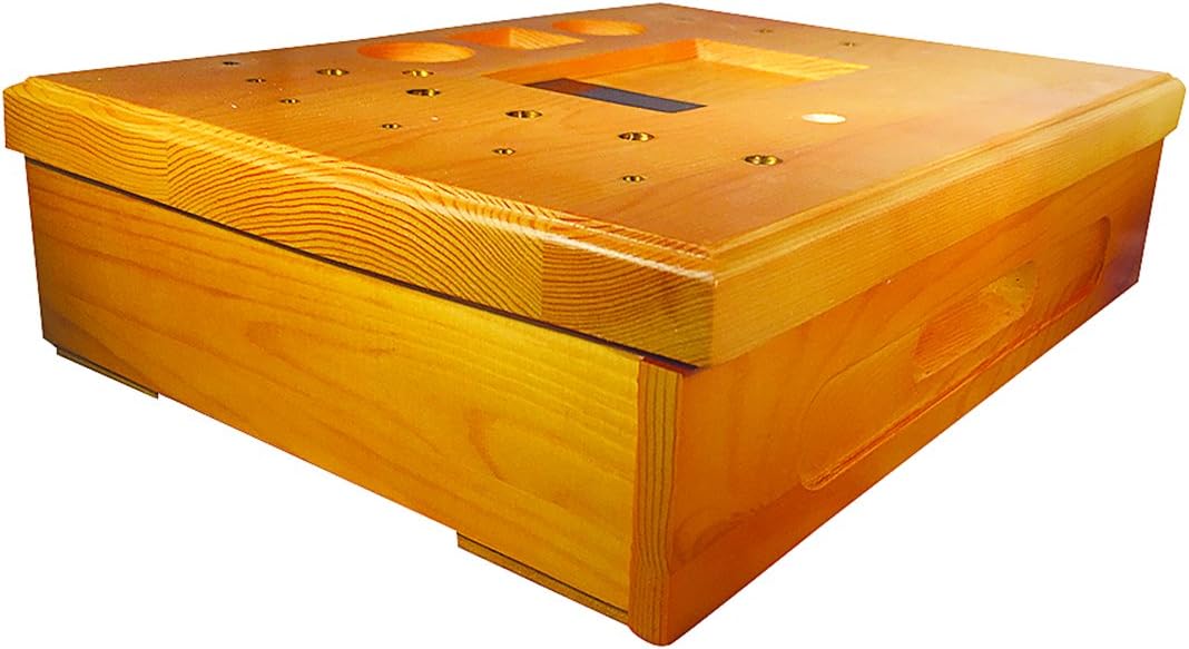 Wooden Fly Tying Station with Vise, Tool Organizer Caddy, Materials Tray Holder J9168