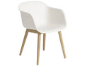 Armchair with Wood Base F5628