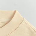 Moncler 26SS Archive Artistic Script Logo Crew Neck Sweatshirt — Ecru